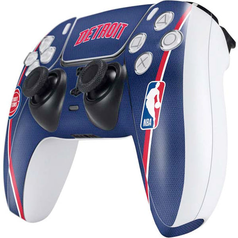 NBA Detroit Pistons Jersey PS5 Controller Skin